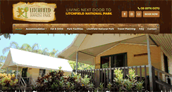 Desktop Screenshot of litchfieldtouristpark.com.au